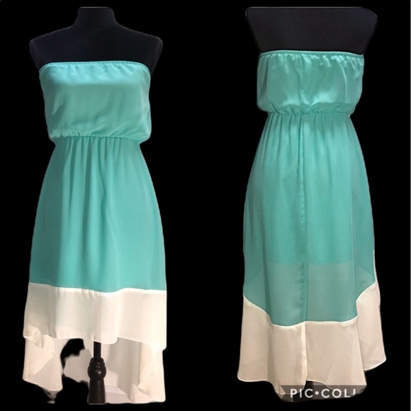 L8TER HIGH LOW HALTER TOP DRESS - Picture 4 of 5